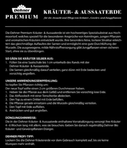 Dehner Premium Kräuter- & Aussaaterde, 120 x 20 Liter