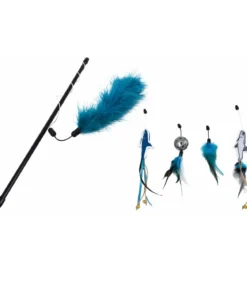 Dehner Premium Lovely Katzenspielzeug Spielangel Angelspaß Hai & Fischlein