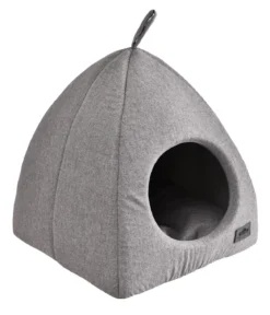 Dehner Premium Lovely Katzenhöhle Einkehr, grau, ca. B40/H42/T40 cm