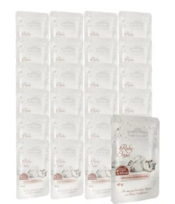 Dehner Premium Lovely Katzensnack Filets in Brühe Ruhe-Insel, 24 x 40 g