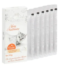 Dehner Premium Lovely Katzensnack Cream Meine Naschkatze, 12 x 6 x 14 g