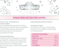 Dehner Premium Lovely Katzensnack Filets in Brühe Rückzugs-Ort, 24 x 40 g