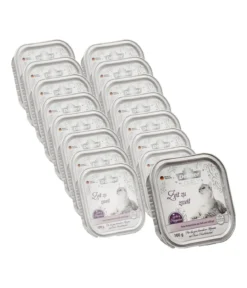 Dehner Premium Lovely Nassfutter für Katzen Zeit zu zweit, 16 x 100 g