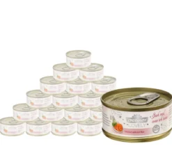 Dehner Premium Lovely Nassfutter für Katzen Sieh mal, was ich habe!, 24 x 70 g