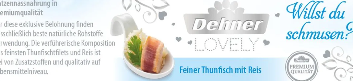 Dehner Premium Lovely Nassfutter für Katzen Willst du schmusen?, 24 x 70 g