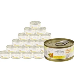 Dehner Premium Lovely Nassfutter für Katzen Bist du müde?, 24 x 70 g
