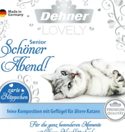 Dehner Premium Lovely Nassfutter für Katzen Senior Schöner Abend, 16 x 100 g