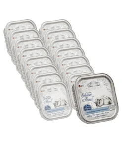 Dehner Premium Lovely Nassfutter für Katzen Senior Schöner Abend, 16 x 100 g