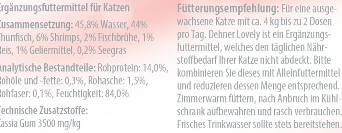 Dehner Premium Lovely Nassfutter für Katzen in Gelee Hab Spaß!, 24 x 85 g