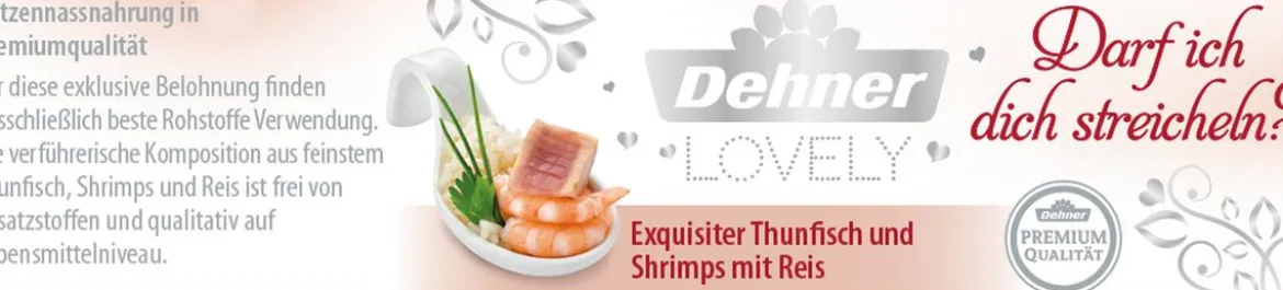 Dehner Premium Lovely Nassfutter für Katzen Darf ich dich streicheln?, 24 x 80 g