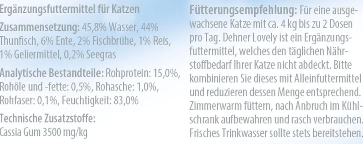 Dehner Premium Lovely Nassfutter für Katzen in Gelee Süße Träume!, 24 x 85 g