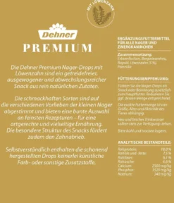 Dehner Premium Nager-Drops Mix, 3 x 140 g
