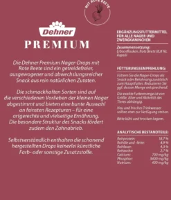Dehner Premium Nager-Drops, 3 x 140 g