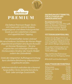 Dehner Premium Nager-Sticks Mix, 3 x 150 g