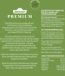 Dehner Premium Nager-Sticks Mix, 3 x 150 g