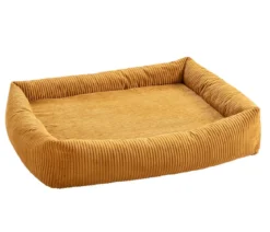 Dehner Premium Orthopädisches Hundebett Enola, rechteckig, ca. B90/H23/T70 cm