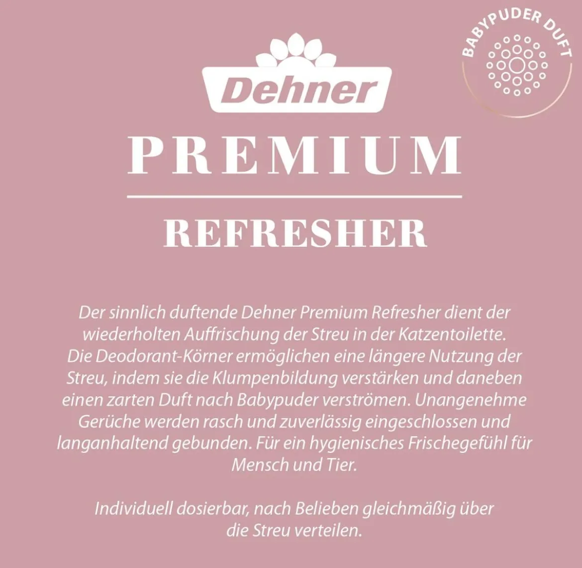 Dehner Premium Refresher mit Babypuderduft, 700 g