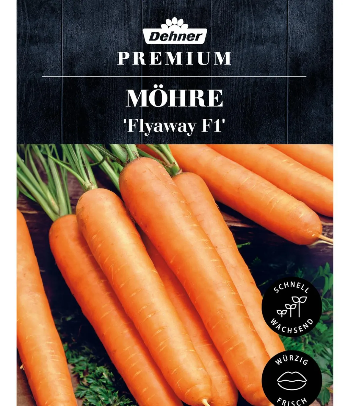 Dehner Premium Samen Möhre 'Flyaway F1'