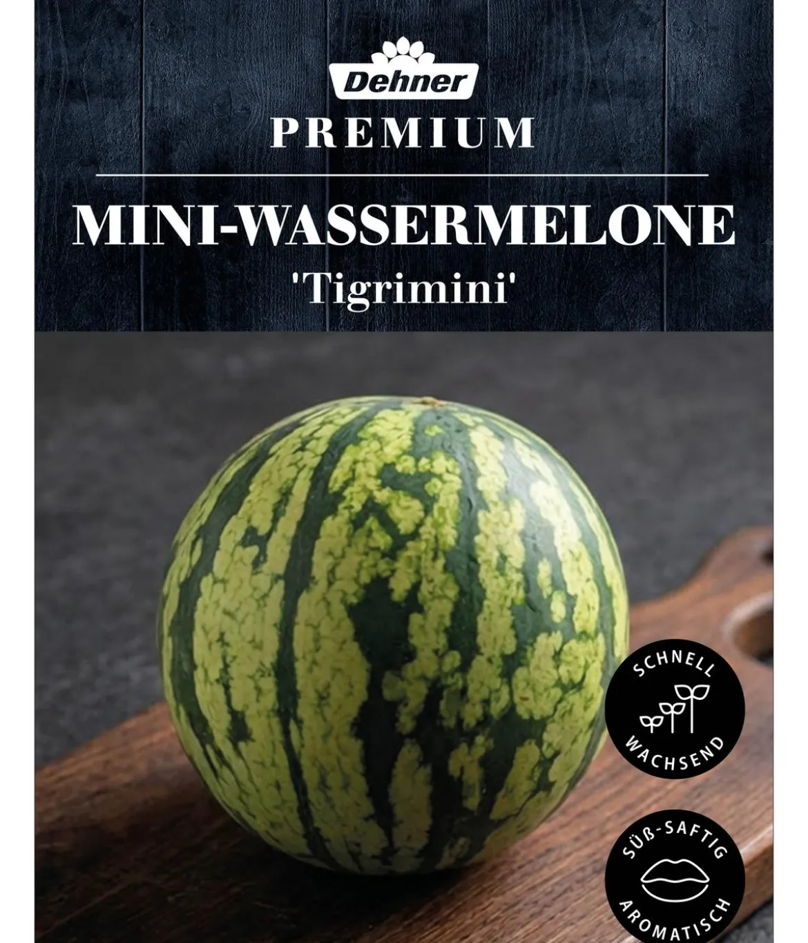 Dehner Premium Samen Mini-Wassermelone 'Tigrimini'
