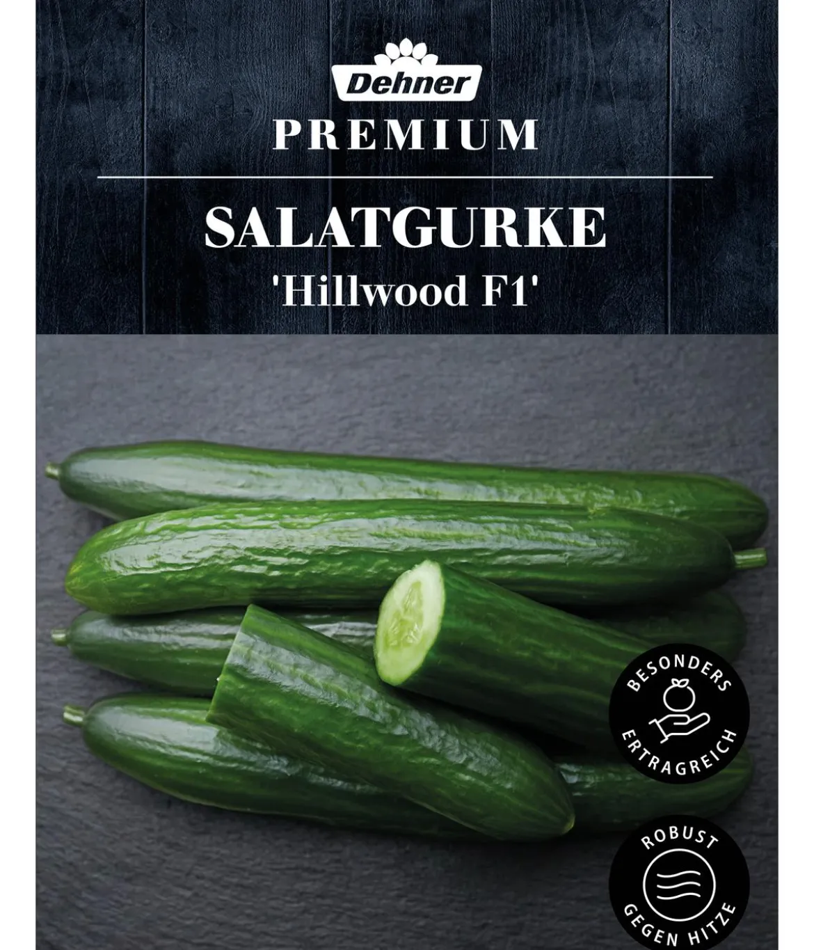 Dehner Premium Samen Salatgurke 'Hillwood F1'