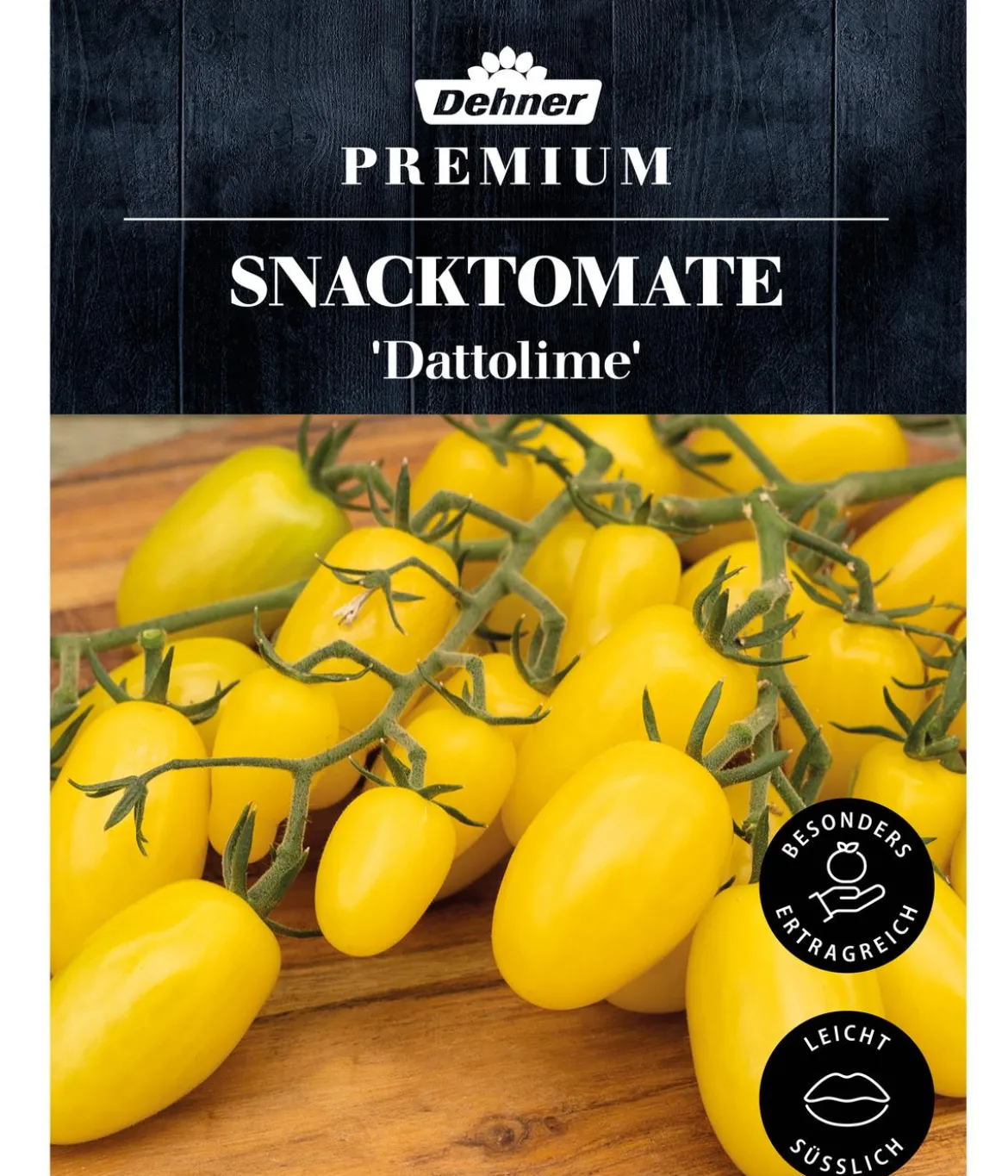 Dehner Premium Samen Snacktomate 'Dattolime'