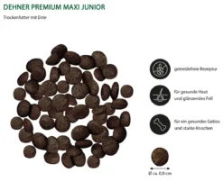 Dehner Premium Trockenfutter für Hunde Maxi Junior