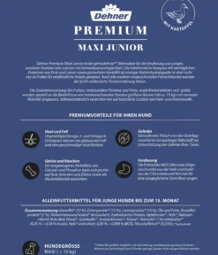 Dehner Premium Trockenfutter für Hunde Maxi Junior