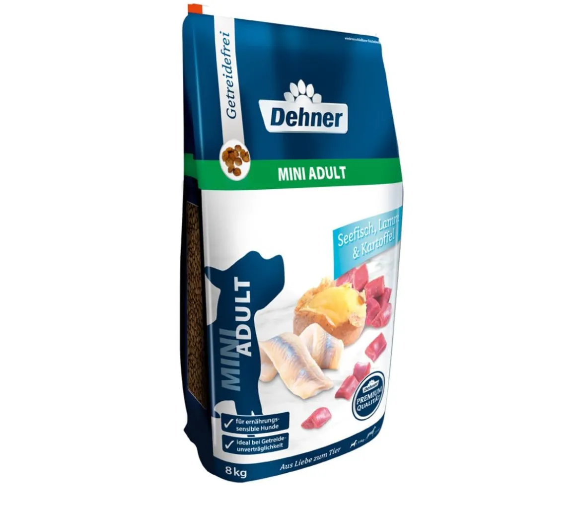 Dehner Premium Trockenfutter für Hunde Mini Adult, Seefisch