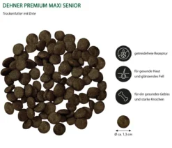 Dehner Premium Trockenfutter für Hunde Maxi Senior, Ente & Kartoffel