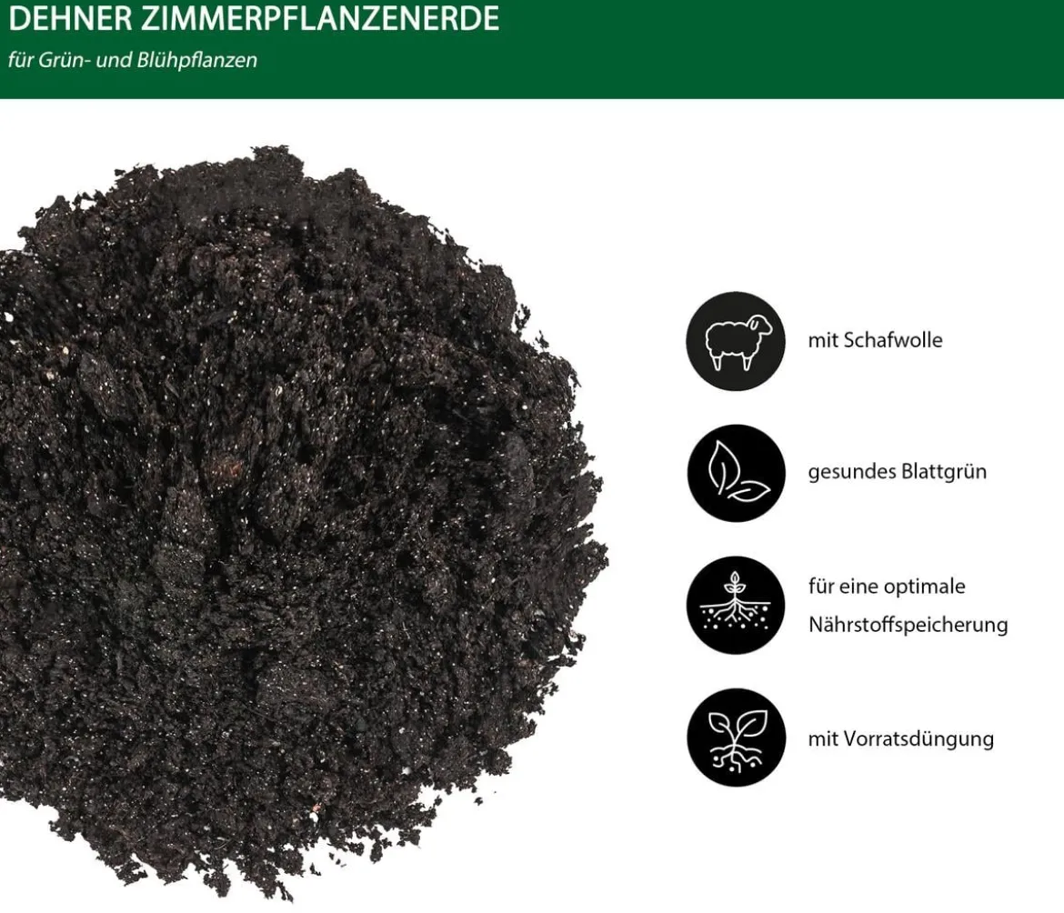 Dehner Premium Zimmerpflanzenerde, 10 l