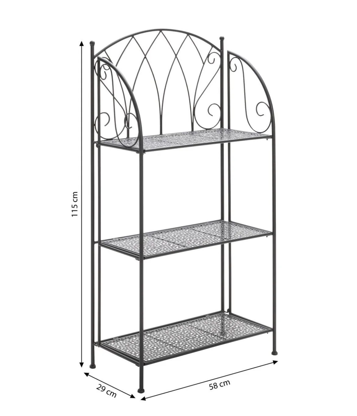 Dehner Regal Luca, ca. B58/H115/T29 cm