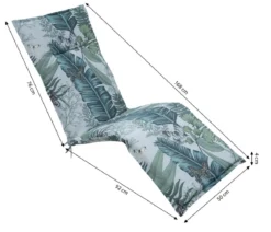 Dehner Relaxauflage Sardegna, ca. B50/H4/T168 cm