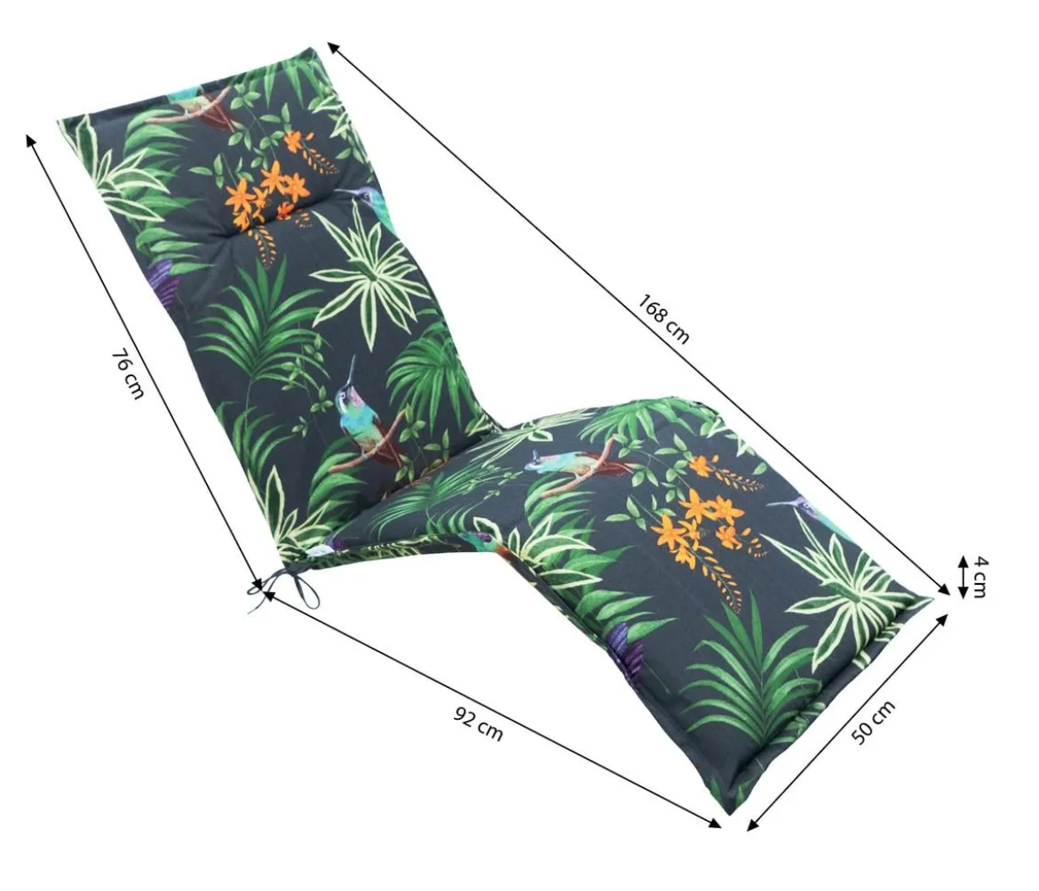 Dehner Relaxauflage Sicilia, ca. B50/H4/T168 cm
