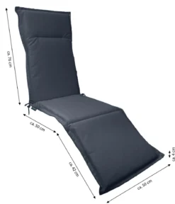 Dehner Relaxauflage Veneto, ca. B50/H4/T168 cm