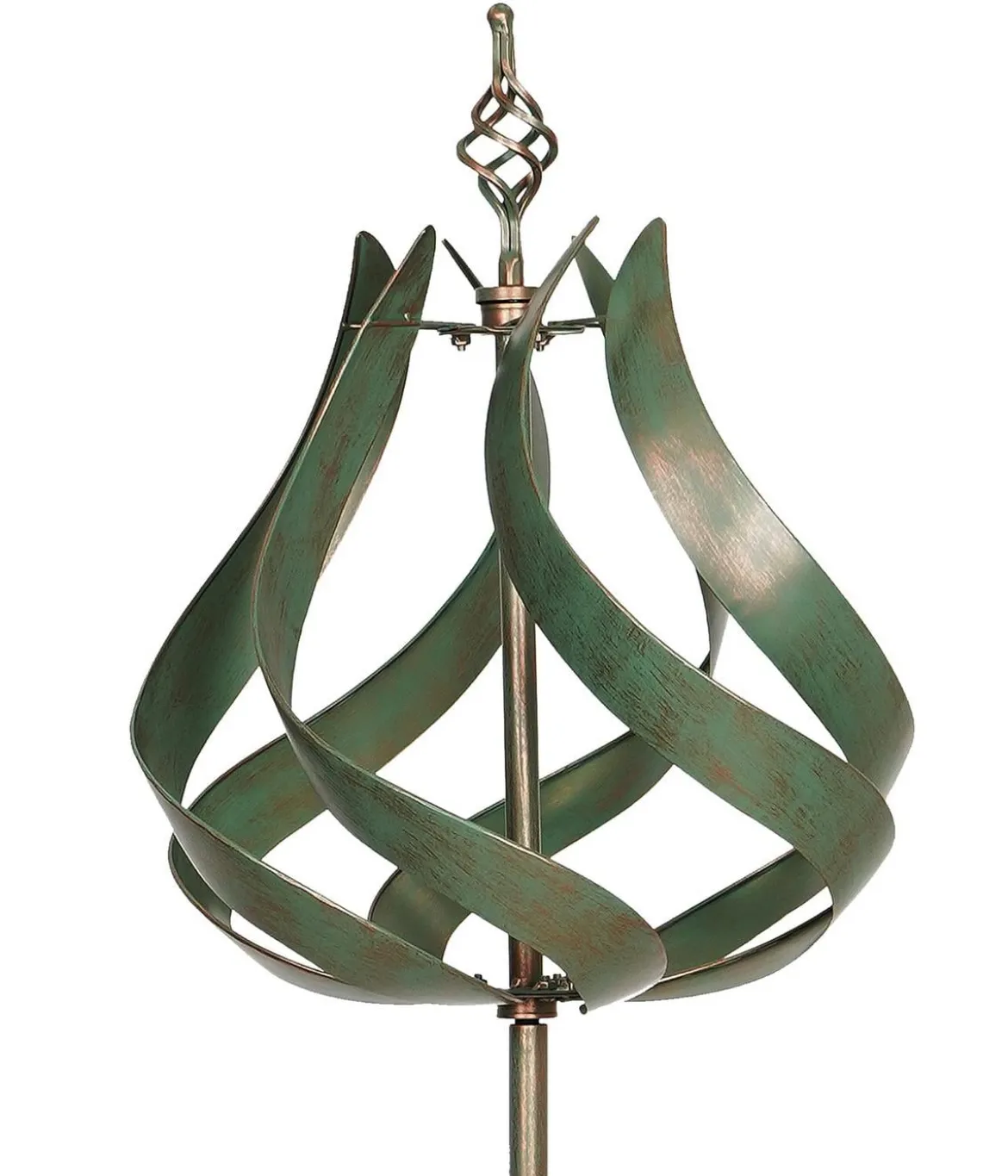 Dehner Riesen Windrad, mint/gold, ca. Ø44,5/H192 cm