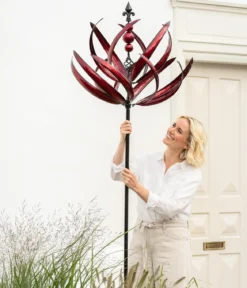 Dehner Riesen Windrad, rot, ca. Ø68,6/H231 cm