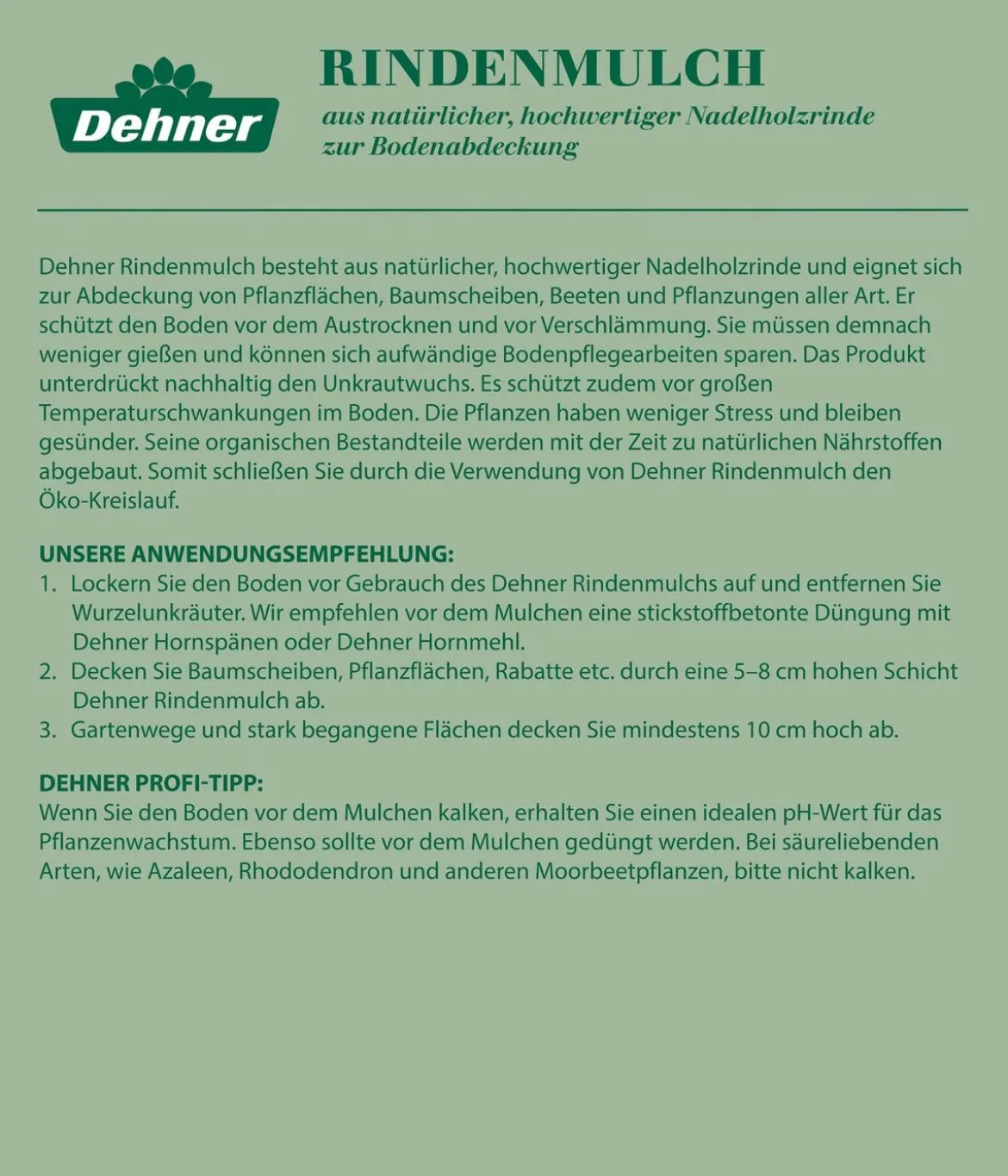 Dehner Rindenmulch fein, 39 x 60 Liter