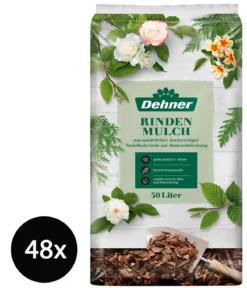 Dehner Rindenmulch grob, 48 x 50 Liter