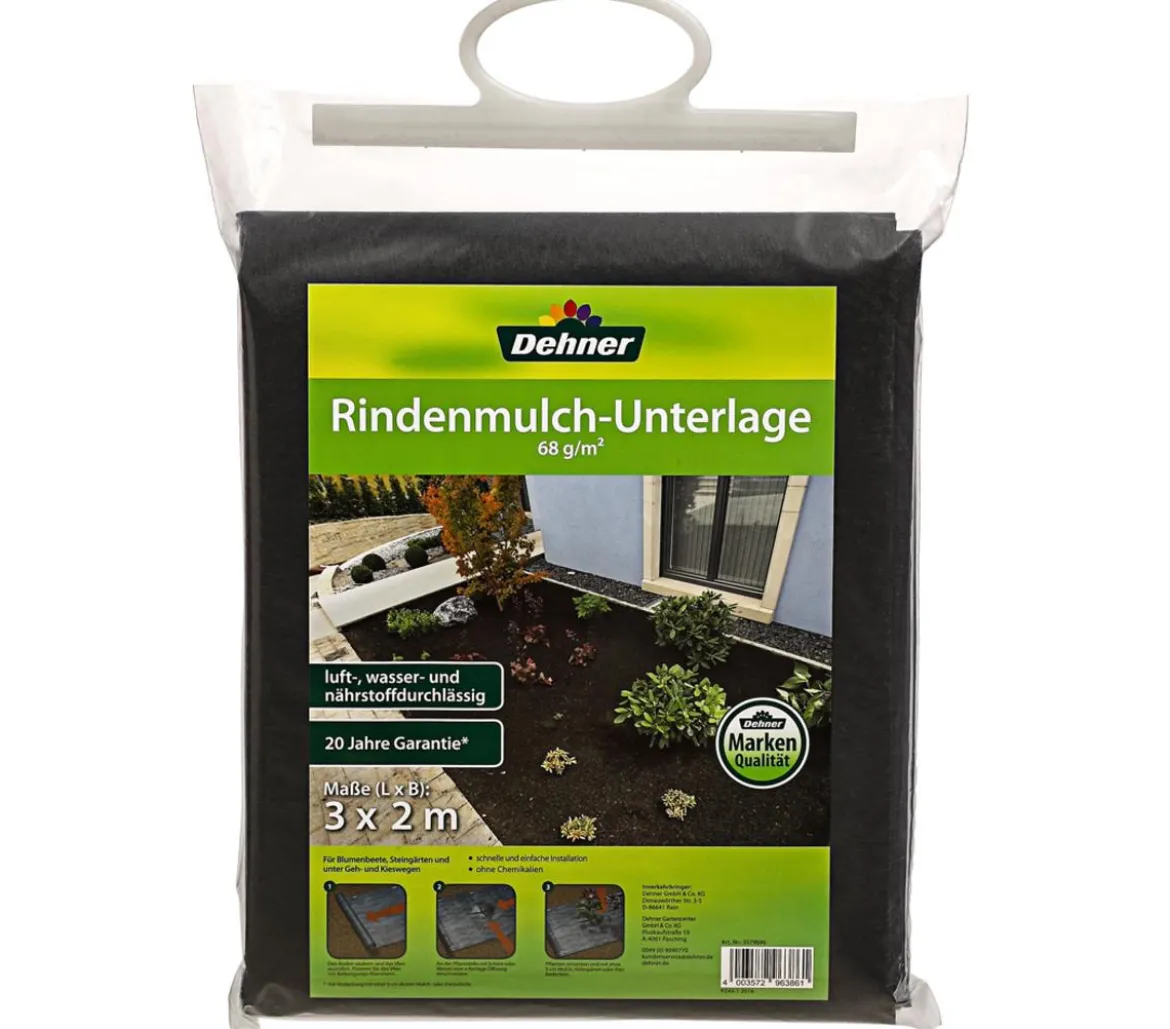 Dehner Rindenmulch-Unterlage, ca. L300/B200 cm