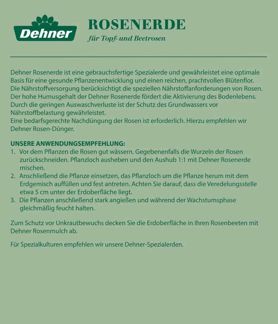 Dehner Rosenerde, 40 l