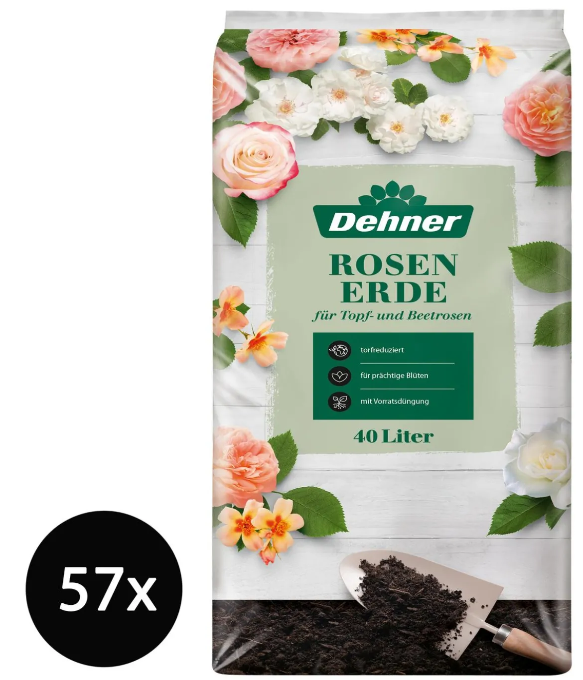 Dehner Rosenerde, 57 x 40 Liter