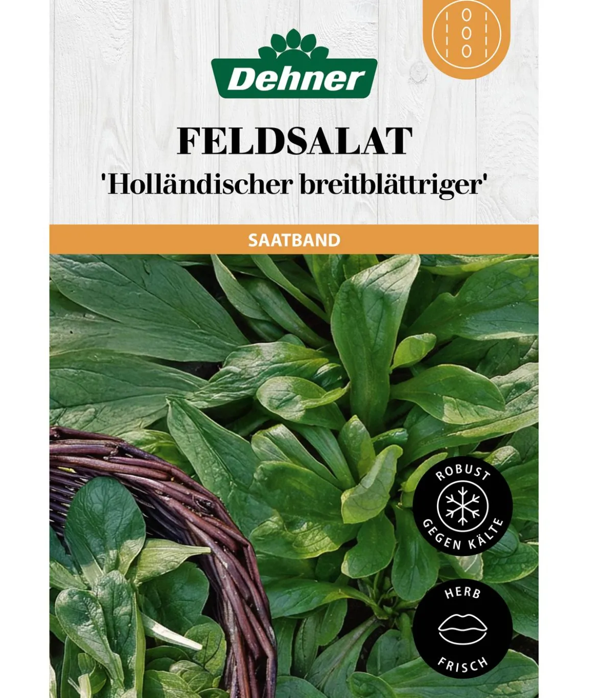 Dehner Saatband Feldsalat 'Holländischer breitblättriger', L5 m