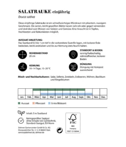 Dehner Saatband Salatrauke einjährig, L5 m
