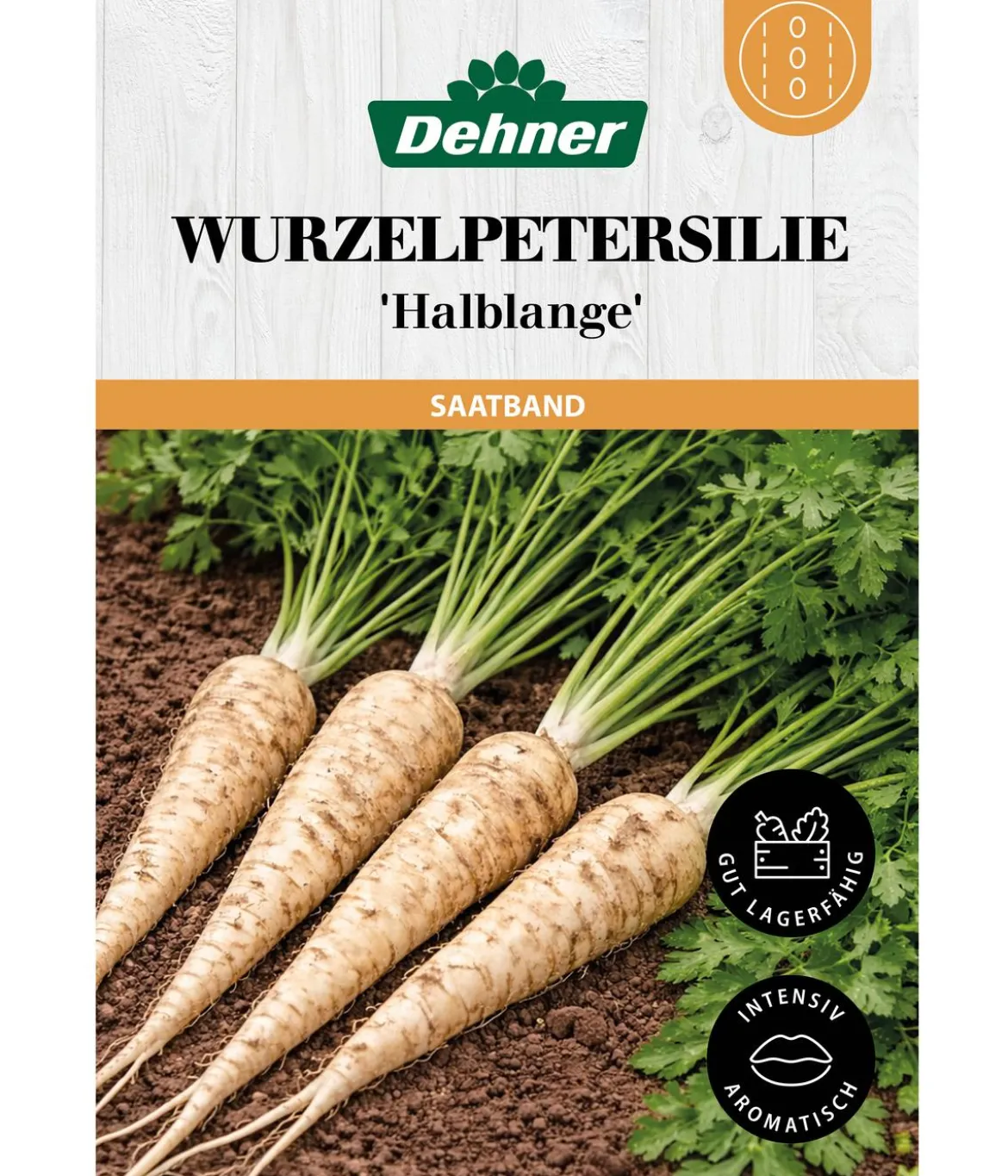 Dehner Saatband Wurzelpetersilie 'Halblange', L5 m