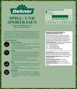 Dehner Saatgut Spiel- und Sportrasen
