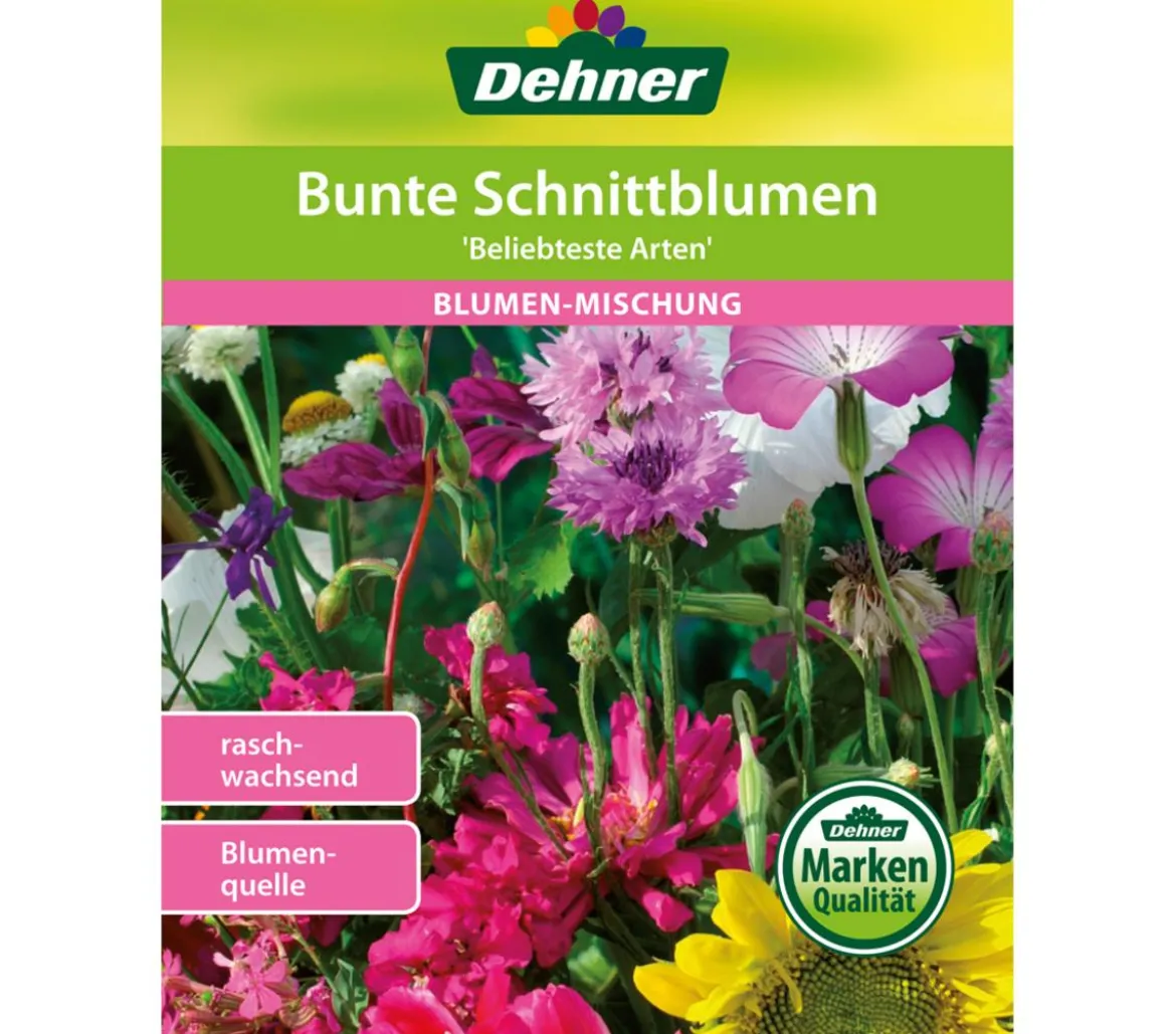 Dehner Samen Blumenmischung 'Bunte Schnittblumen'