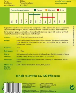 Dehner Samen Buschbohne 'Brilliant'