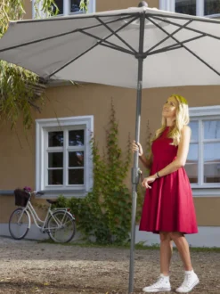 Dehner Schirm Milos, rund, ca. Ø294 cm