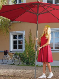 Dehner Schirm Milos, rund, ca. Ø294 cm