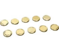 Dehner Schraubdeckel, gold, für Einkochgläser, Ø63 mm, 10er-Set